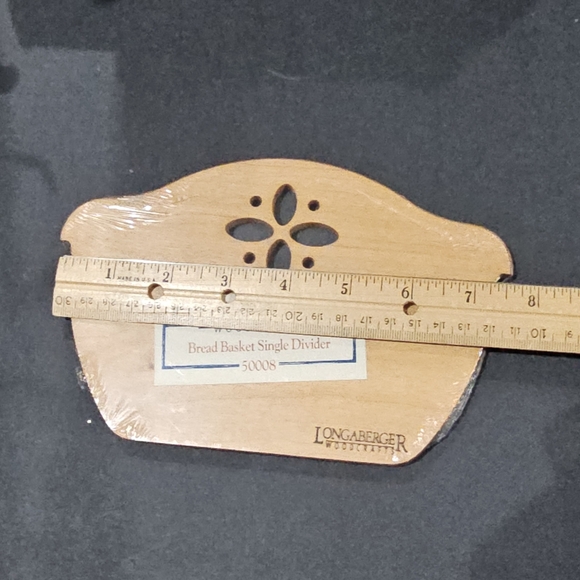 Longaberger Wood Craft Bread Basket Divider New Sealed Longaberger Wood Craft - Picture 4 of 8